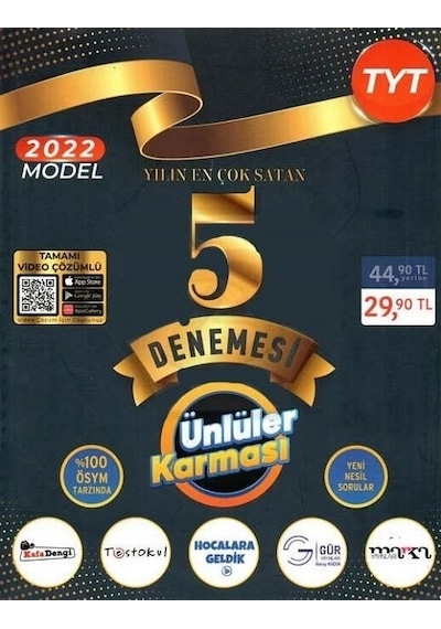 TYT 5'li Deneme -  Ünlüler Karması