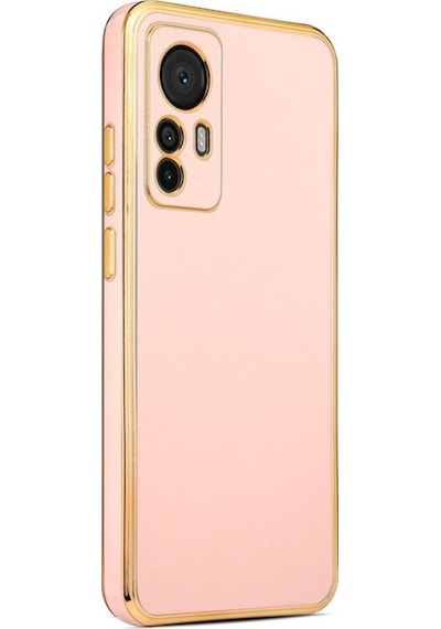 Xiaomi Mi 12t Pro Kılıf Zore Bark Kapak Rose Gold