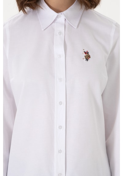 U.s. Polo Assn. Kadın Beyaz Gömlek Basic 50298103-vr013 Beyaz