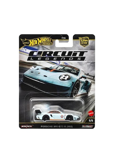 Hot Wheels Porsche 911 Gt3 R 992 Car Culture Circuit Legends Premium Oyuncak Araba Çok Renkli