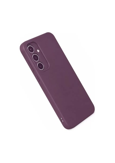 Samsung Galaxy  Uyumlu  A35 5g Kılıf First Silikon - Mürdüm