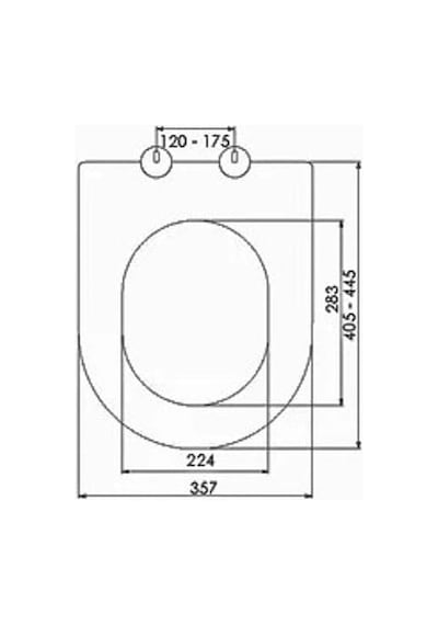 Nkp Grande Thermoplast Yavaş Kapanan Klozet Kapağı - Nkp0347