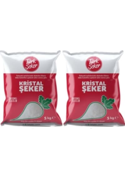 Türk Şeker Kristal Toz Şeker 2 x 5 KG