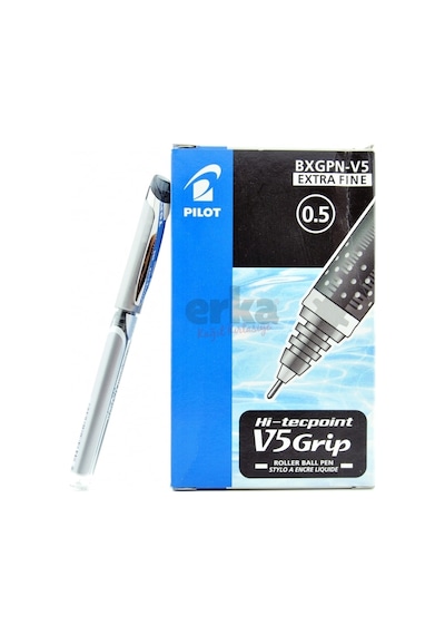 Pilot V5 Grip Iğne Uç Siyah Roller - Bxgpn-v5-b Renkli