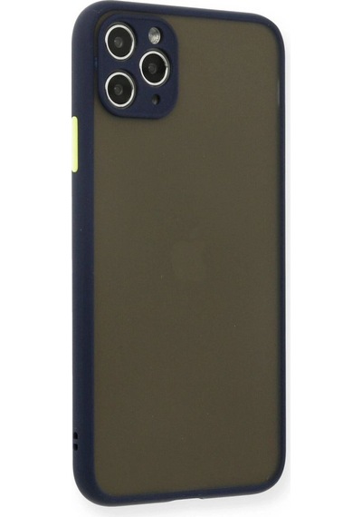 Apple iPhone Uyumlu. 11 Pro Max Kılıf Montreal Silikon Kapak - Lacivert