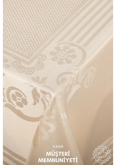 Lida Lüx Jakar Bambu Kumaş Pudra Masa Örtüsü 160x220 Cm - 1077 Çok Renkli