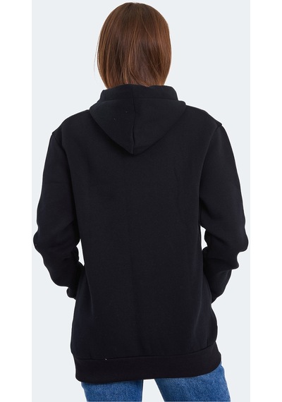 Slazenger KATYA Kadın Fermuarlı Kapüşonlu Cepli Lacivert Sweatshirt