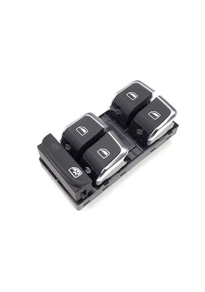Audi A4 13-15 Sol Ön Kapı Cam Açma Düğme Tuşları Krom 8K0959851F