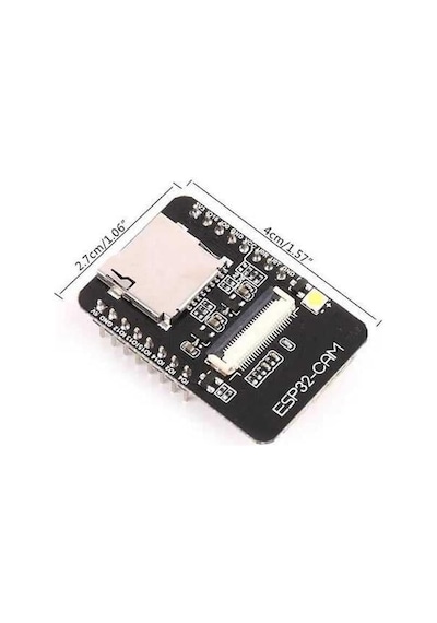 Esp32-cam Wifi Bluetooth Geliştirme Kartı + Ov2640 Kamera Modülü 2mp Çözünürlük Iot Akıllı Sistemler İçin Arduino Uyumlu