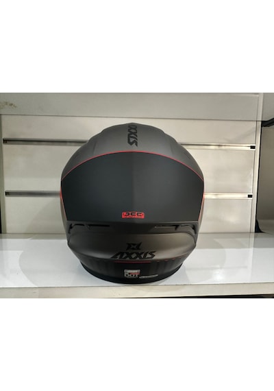 Axxis Draken S Mp4 C5 Kask  Mat Kırmızı Titanyum