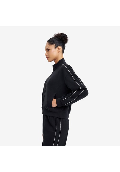 Lescon Siyah Kadın Fermuarlı Sweatshirt 26n-2113