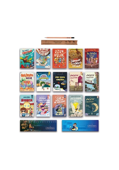 Timaş Çocuk 1. 2. Sınıf Hikaye Öykü Seti 15 Kitap - Duygu Günlüğüm Noonan Uzun Kulak Bu Kadar Tantana Yeter