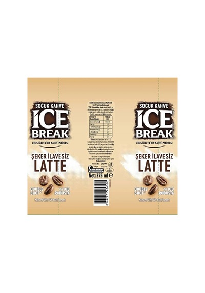 İce Break Şekersiz Soğuk Kahve 18 Adet Diğer