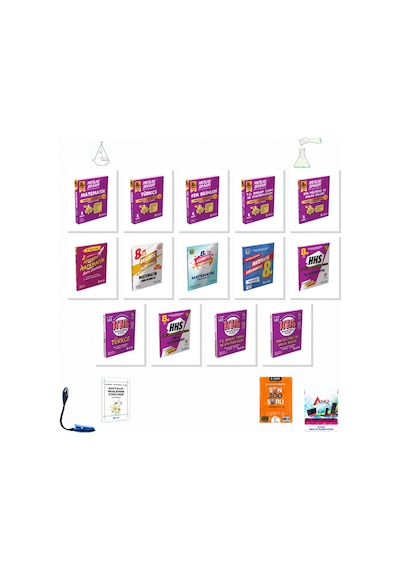 Muba 8. Sınıf Lgs Fas. Hhs Mat. Dst. Kapsamlı 14 Kitap Seti