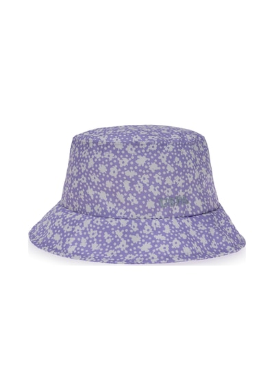 U.S. Polo Assn. Kız Çocuk Lila Desenli Bucket Şapka 50312277-VR034