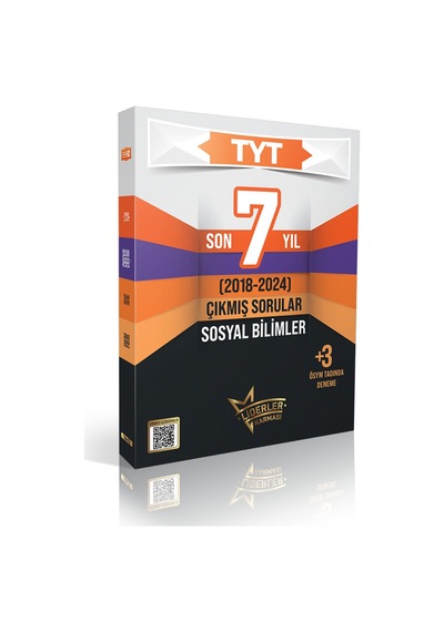 Tyt Sosyal Bilimler Son 7 Yıl Çıkmış Sorular 2018-2024 Tıpkı Basım 3 Deneme Hediyeli Video Çözümlü