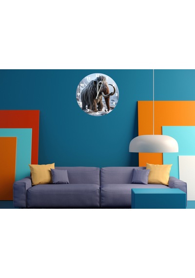 Ti-play Mamut 30x30cm Akrilik Dekoratif Modern Duvar Saati ÇOk Renkli