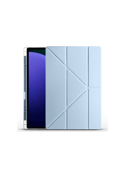Samsung Galaxy Uyumlu Tab S9 Ultra Kılıf Kalem Bölmeli Standlı 360 Derece Tam Korumalı Tasarım Tr