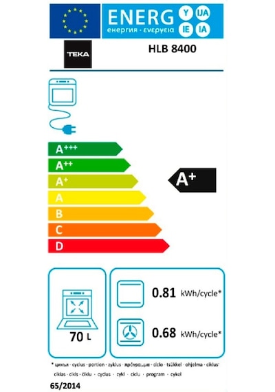 Teka HLB 8400 ST Ankastre Multifonksiyonel Dijital Ekranlı Turbo Fırın