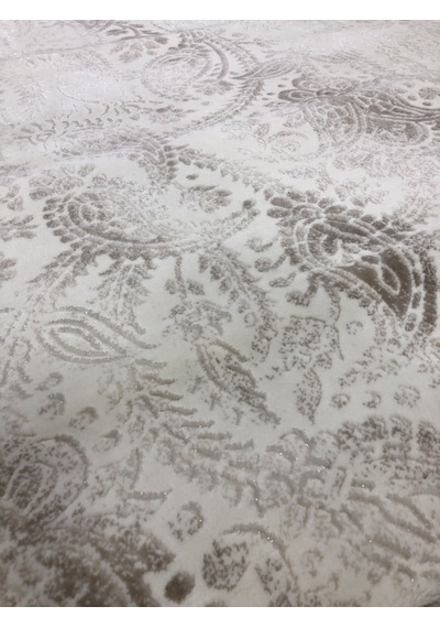 Flora Halı Troya 0727 A Krem 165X230 Beyaz Vizon 4 M2 Halı !
