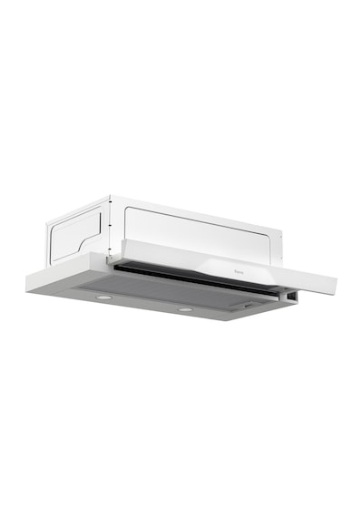 Ferre  QBL62CB-SS206-D037 60 Cm Beyaz Cam Turbolu Aspiratörlü Ankastre Set