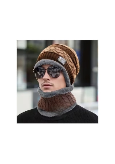 Yemleme Botu Kış Bere Sapka Atki Seti 2 Parça, Sicak Kafatası Sapka Astarli Kalin Bib Örgü Termal Erkek Kadın - Lacivert - D677765455444444 Yemleme Botu Kış Bere Sapka Atki Seti 2 Parça, Sicak Kafatası Sapka Astarli Kalin Bib Örgü Termal Erkek Kadın - Lacivert - D677765455444444