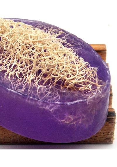 Kabak Lifli El Yapımı Doğal Lavanta Yağı Sabunu 120 G