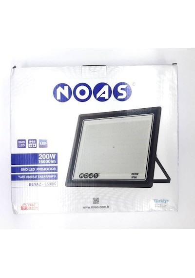 Noas 200 Watt Led Projektör Dış Mekan Beyaz Tablet Projektör