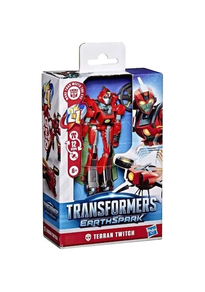 Transformers Earthspark Terran Twitch Dönüşebilen Figür 12 Adım 6+ Yaş