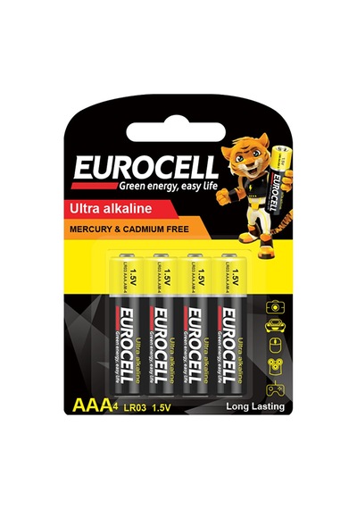 Eurocell Ince Kalem Pil -aaa4 1.5 V - Lr03