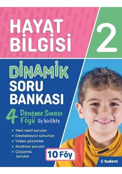 2.Sınıf Hayat Bilgisi Dinamik Soru Bankası -  Tudem Yayınları
