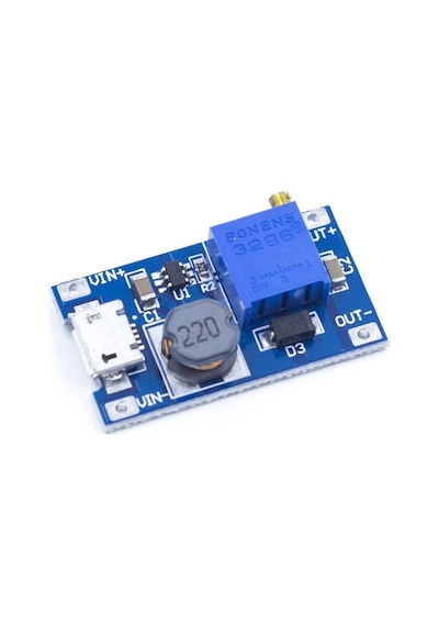 Mt3608 2a Dc-dc Voltaj Yükseltici Güç Modülü - Micro Usb Çıkış