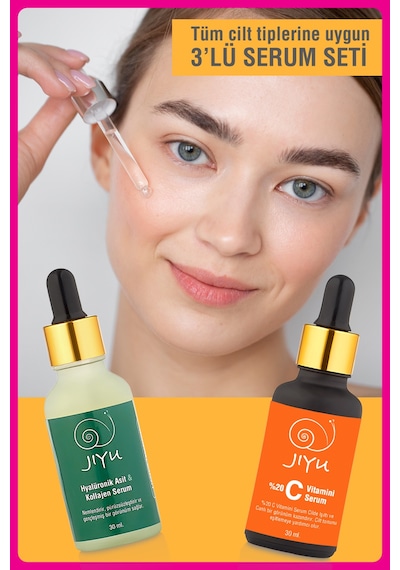 Jiyu 2'li Yüz Serum Seti 2x30 ml.