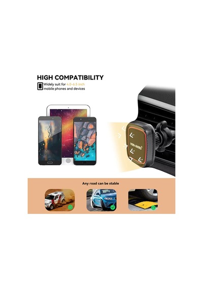 Ven-dens Vd-hd015 Premium Manyetik Araç Telefon Tutucu 360