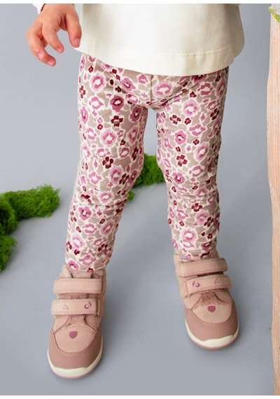 Mayoral Kız Bebek Peluş Yelekli Uzun Kollu Tişört Tayt Takım Pembe 2739 Pembe