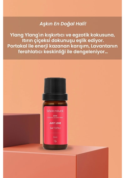 Bade Natural Saf Tutku Aromaterapi Karışımı 10 ML