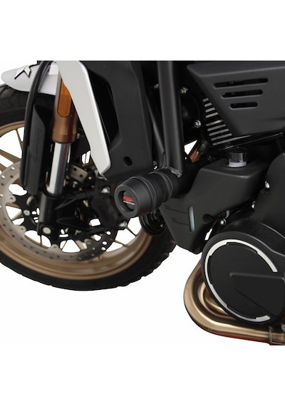 GP Kompozit  CF Moto 700 CL-X 2022-2024 Uyumlu Motor Koruma Takozu Siyah