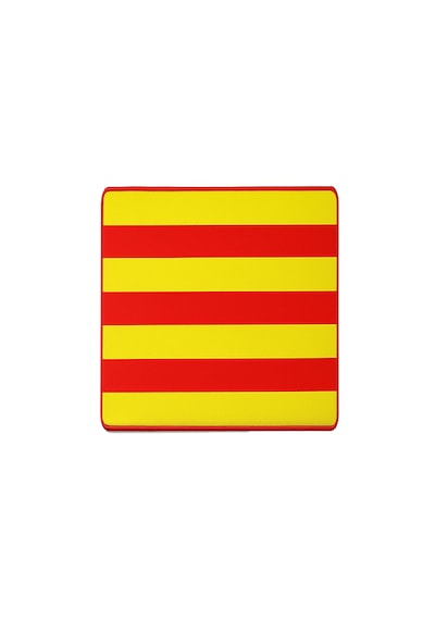 Sarı-kırmızı Kaydırmaz Tabanlı Mat Mouse Pad 32x24cm - Fc1068