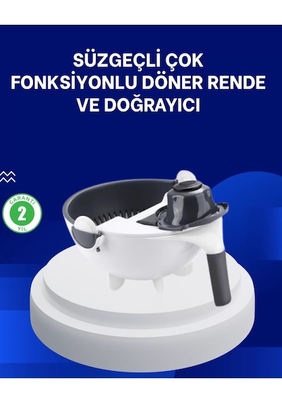 Mutfak İçin Pratik 5 Bıçaklı Rende Ve Süzgeç Seti