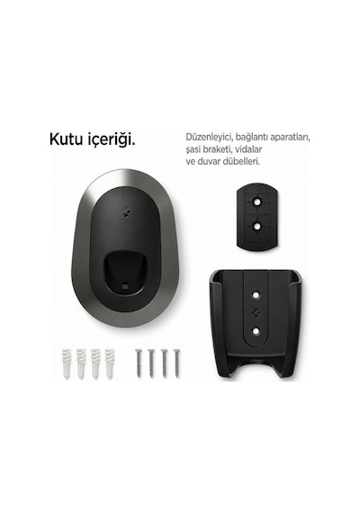 Spigen Tesla Şarj Cihazı Kablo Tutacağı Duvar Montaj Aksesuarı