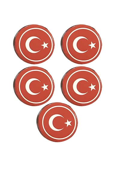 5 Adet Bayrak Yaka Rozeti Ay Yıldız Türk Bayrağı 23 Nisan 10 Kasım 19 Mayıs Dağıtmalık Hediyelik Tüm Yaşlar