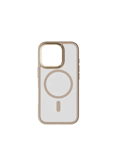 Momax Play CaseForm Apple Uyumlu iPhone 16 Pro Magsafe Kılıf Altın