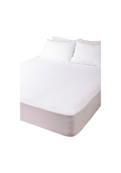 Divanev Sıvı Geçirmez Fitted Alez 150x200 Cm Pamuk Fitted Alez Çift Kişilik Beyaz