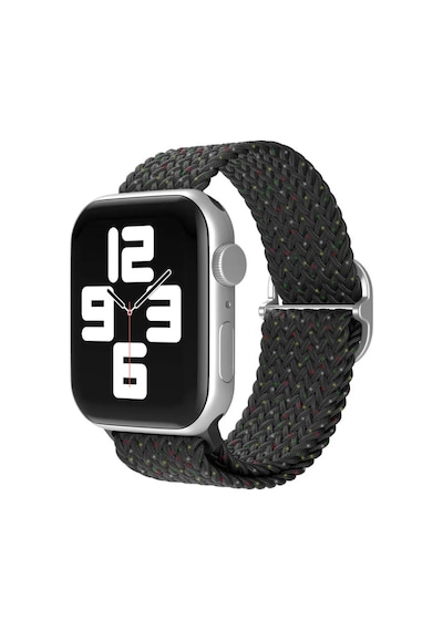 Newface Apple Watch 42mm Star Kordon - Benekli Siyah