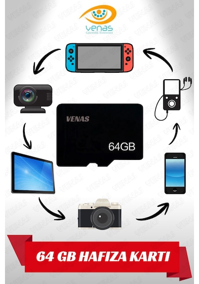 Ultra 64 Gb Uhs-3 Class 10 A++ Kalite 64g- Micro Sd Kart 64gb Hafıza Kartı