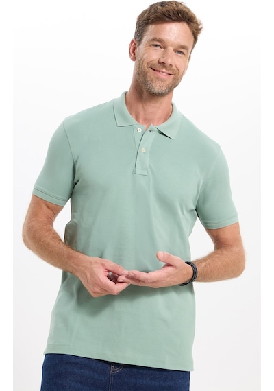 Tudors Erkek Slim Fit Dar Kesim Premium Seri %100 Pamuk Yumuşak Dokulu Merserize Yeşil Polo Yaka Tişört-50926 Tudors Erkek Slim Fit Dar Kesim Premium Seri %100 Pamuk Yumuşak Dokulu Merserize Yeşil Polo Yaka Tişört-50926