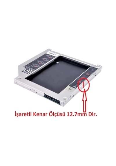 12.7mm Sata 3.0 2.5 Inch Ssd Hdd Laptop Caddy Kızak Kutusu