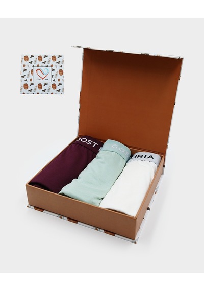 Gost Liria Twinkle Erkek Boxer 3 Lü Paket -çok Renkli Çok Renkli