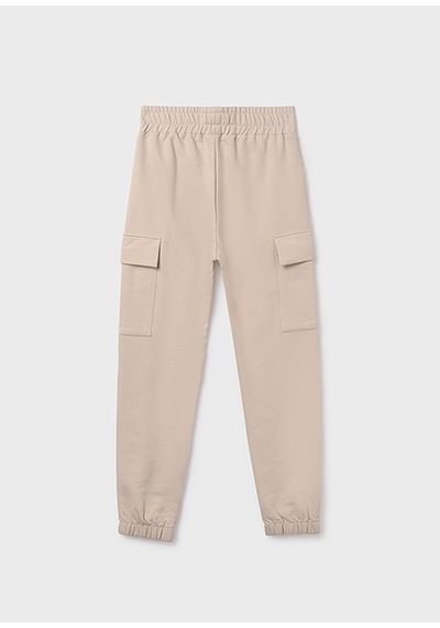 Mayoral Bej Kız Çocuk Kargo Jogger Pantolon 7578 Bej