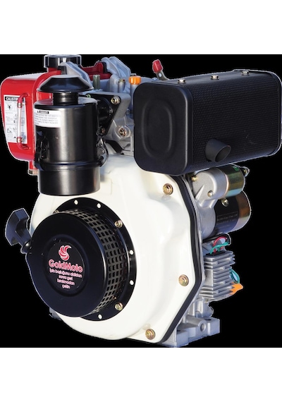 Goldmoto Gm170Fe-C Dizel Motor 5 Hp Marşlı Krank Mili Kamalı